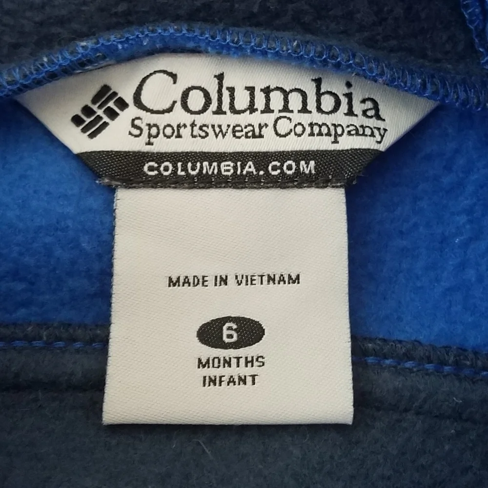 Columbia Hood Fleece Jacket Coat 6m